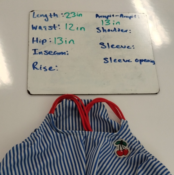 Cat & Jack Target Large (10/12) Cherry swimwear ruffle top one piece Swimsuit - Picture 5 of 16